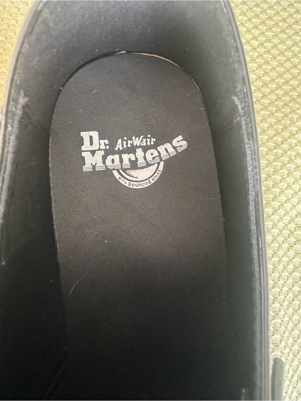 Dr. Martens Air Wair Size 10 Black Patent 3-Eye Lace-Up Platform Oxfords -NEW - Picture 8 of 11